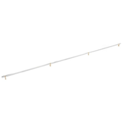 Emtek - Concealed Surface, Select Bar Appliance Pull 54 Inch C-C, Rectangular Bar Stem, Smooth Bar