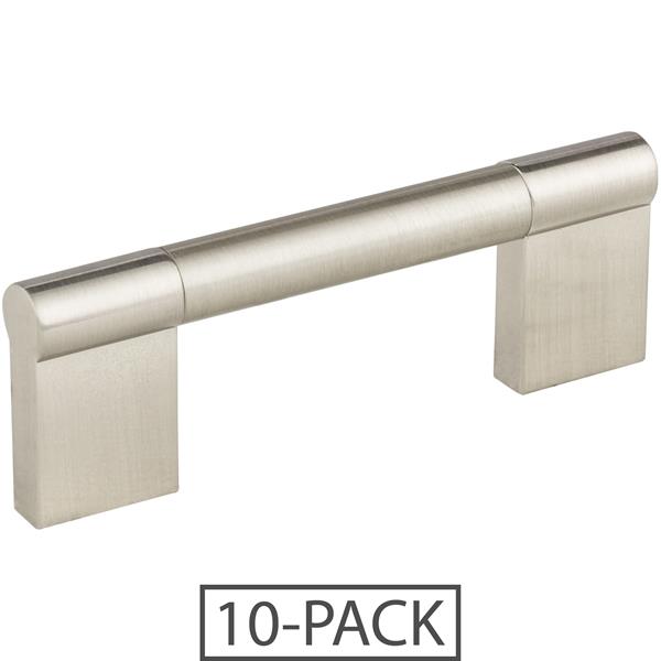 Elements - 10-Pack of the 4-1/4 Inch Overall Length Cabinet pull, 96mm Center to Center