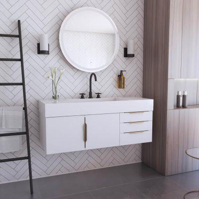 Maidstone - Exton 48 Inch Single Bowl Floating Console Vanity