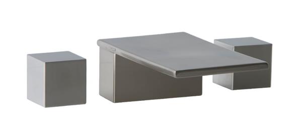 Artos - Edge 3-Hole Deck Mount Waterfall Tub Filler