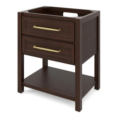 Jeffrey Alexander - 30 Inch Kipling Single Sink Free Standing Vanity Cabinet - Less Vanity Top