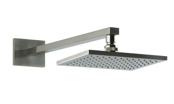 Artos - Edge 8 Inch Rain Shower Head on Wall Mount Arm