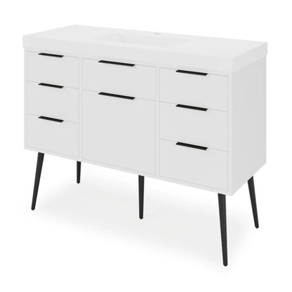 Jeffrey Alexander - Gardner 48 Inch W  Single Basin Bathroom Vanity Set