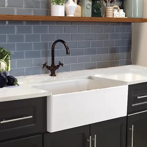 Nantucket Sinks -  20 Inch Fireclay Farmhouse Kitchen Sink