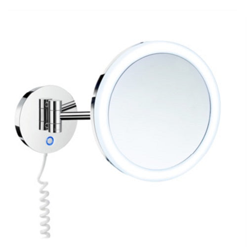 Smedbo - Outline Shaving/Make-Up Mirror, Polished Chrome, X7 Times, Wallmount