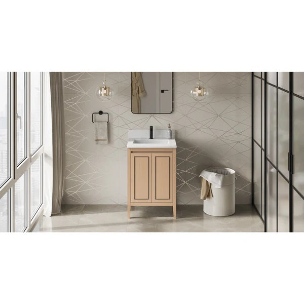 Jeffrey Alexander - Percival 24 Inch W  Single Basin Bathroom Vanity Set