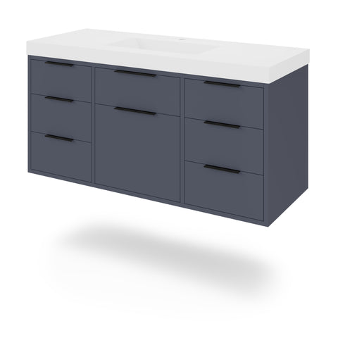 Jeffrey Alexander - Gardner 48 Inch W  Single Basin Bathroom Vanity Set