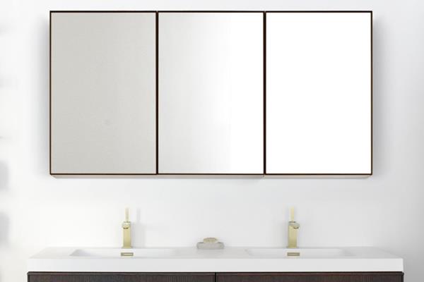 Wetstyle - Frame Linea - Mirror Cabinet 72 Inch Left - Recessed