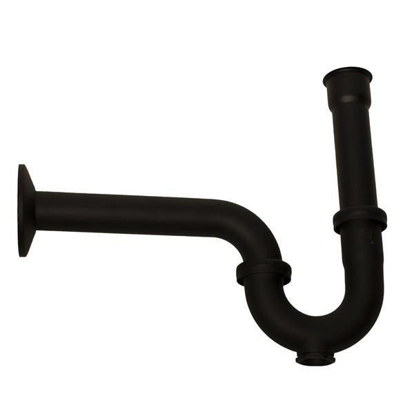 Nantucket Sinks - 3P Trap With Matte Black Finish