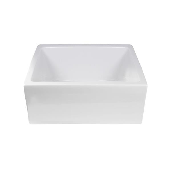 Nantucket Sinks - Orleans Collection Italian Fireclay 24-Inch Fireclay Farmhouse Sink