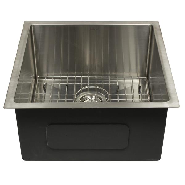 Nantucket Sinks - All Weather Prep-Station Single Bowl Undermount Stainless Steel Entertainment Sink