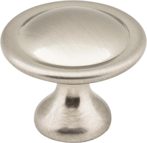 Elements - 1-1/8 Inch Diameter Button Watervale Cabinet Mushroom Knob