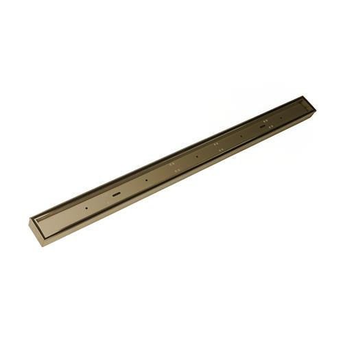Infinity Drain - 24 Inch FX Low Profile Series Complete Kit with Tile Insert Frame