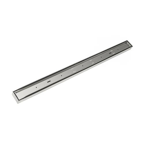 Infinity Drain - 24 Inch FX Low Profile Series Complete Kit with Tile Insert Frame