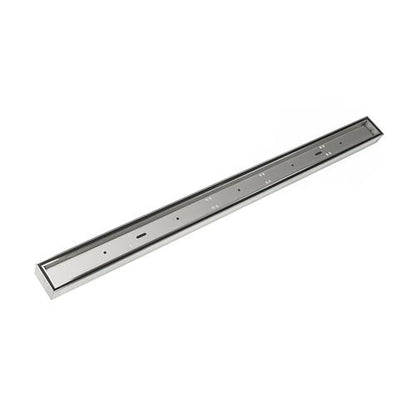 Infinity Drain - 24 Inch FX Low Profile Series Complete Kit with Tile Insert Frame