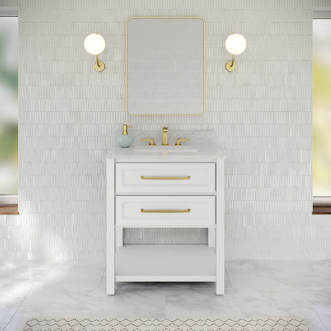 Jeffrey Alexander - Kipling 30 Inch W  Single Basin Bathroom Vanity Set