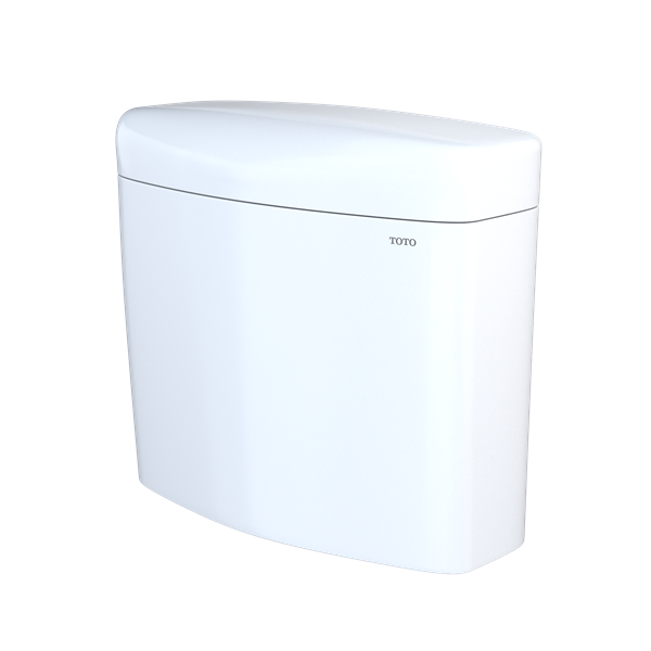 Toto - Aquia Iv Cube Dual Flush 1.28 And 0.9 Gpf Toilet Tank Only With Washlet+ Auto Flush Compatibility, Cotton White