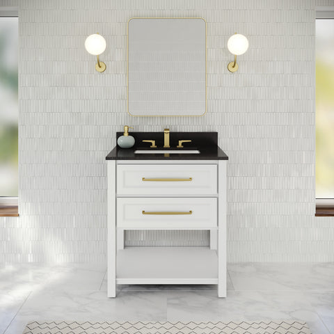 Jeffrey Alexander - Kipling 30 Inch W  Single Basin Bathroom Vanity Set
