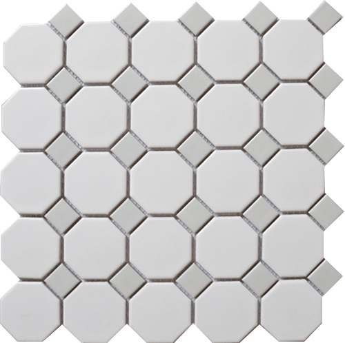 Roca Tile - 12 x 12 Inch Octagon ArtisMosaic