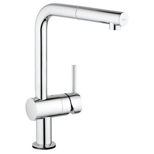 Grohe - Single-Handle Pull-Out Kitchen Faucet Single Spray 1.75 GPM With Touch Technology