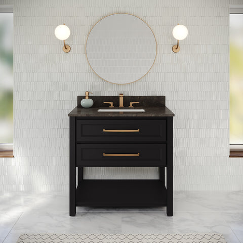 Jeffrey Alexander - Kipling 36 Inch W  Single Basin Bathroom Vanity Set