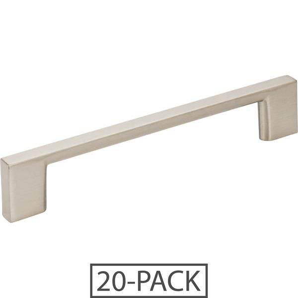 Jeffrey Alexander - 128 mm Center-to-Center Square Sutton Cabinet Bar Pull - 20-Pack