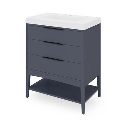 Jeffrey Alexander - Gardner 30 Inch W  Single Basin Bathroom Vanity Set