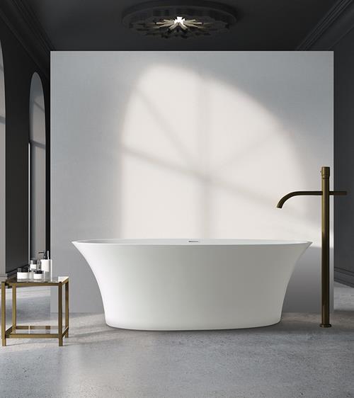 MTI - Adeline Mineral Composite Freestanding Bathtub Gloss (64X31)