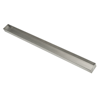 Infinity Drain - 40 Inch Stainless Steel Closed Ended Channel for 48 Inch S-TIFAS 65/99 Series
