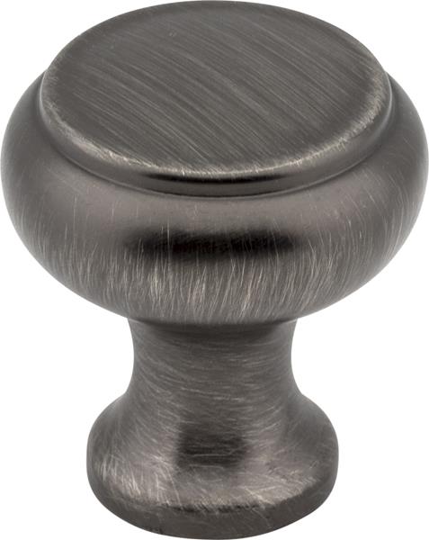 Elements - 1-3/16 Inch Diameter Button Westbury Cabinet Knob