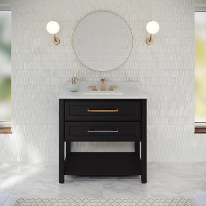 Jeffrey Alexander - Kipling 36 Inch W  Single Basin Bathroom Vanity Set
