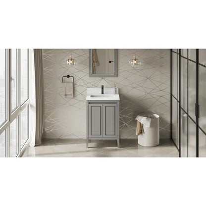Jeffrey Alexander - Percival 24 Inch W  Single Basin Bathroom Vanity Set
