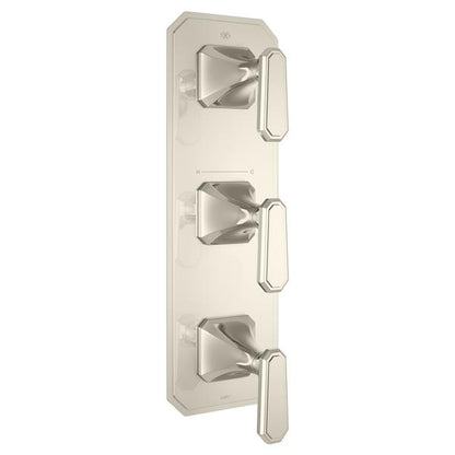 DXV - Belshire Three-Handle Thermostatic Valve Trim With Lever Handles