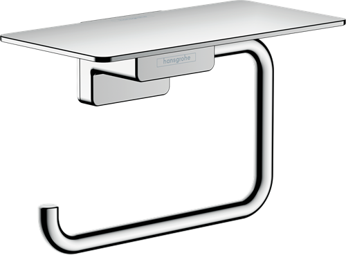 Hansgrohe - AddStoris Toilet Paper Holder with Shelf