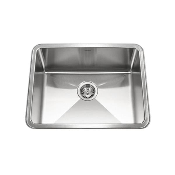 Hamat - Hydrus 23 Inch 15MM Radius Undermount Stainless Steel Single Bowl Kitchen Sink