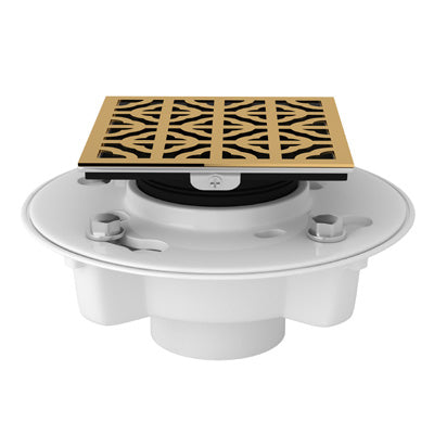 Rohl - PVC 2 Inch X 3 Inch Drain Kit With 3146 Petal Decorative Cover