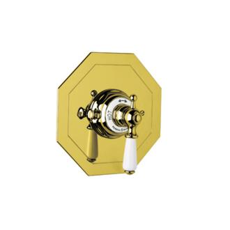Rohl - Perrin & Rowe Edwardian 3/4 Inch Octagonal Thermostatic Trim Without Volume Control