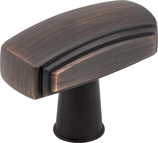Jeffrey Alexander - 1-9/16 Inch Overall Length Rectangle Delgado Cabinet Knob