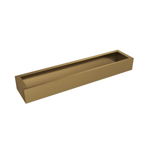 Ico - Erupt 12 Inch Towel Bar - Brushed Gold Dark