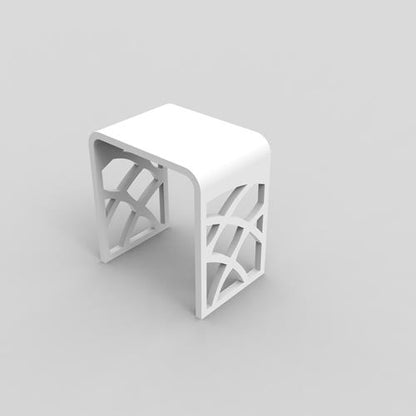 Ico - Shower Stool With Designer Cutouts