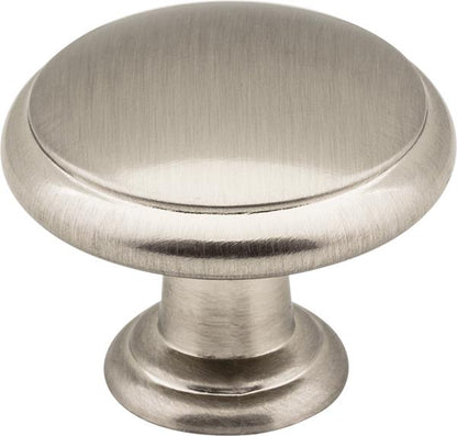 Elements - 1-3/16 Inch Diameter Gatsby Cabinet Mushroom Knob