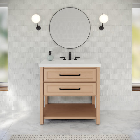 Jeffrey Alexander - Kipling 36 Inch W  Single Basin Bathroom Vanity Set