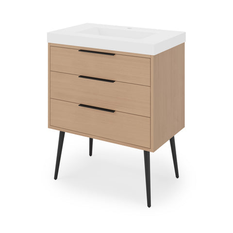 Jeffrey Alexander - Gardner 30 Inch W  Single Basin Bathroom Vanity Set