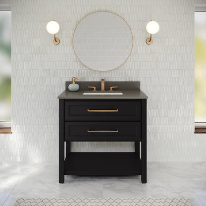 Jeffrey Alexander - Kipling 36 Inch W  Single Basin Bathroom Vanity Set