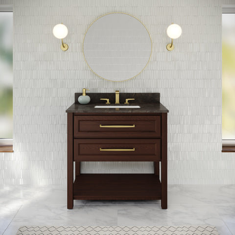 Jeffrey Alexander - Kipling 36 Inch W  Single Basin Bathroom Vanity Set