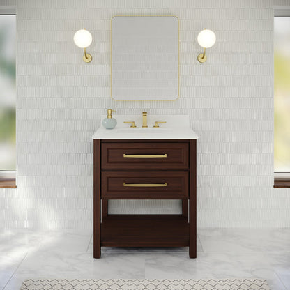 Jeffrey Alexander - Kipling 30 Inch W  Single Basin Bathroom Vanity Set