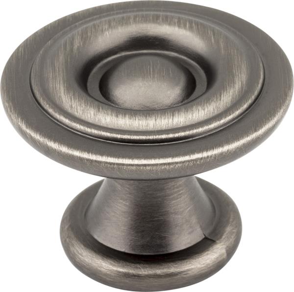 Elements - 1-3/16 Inch Diameter Button Syracuse Cabinet Knob