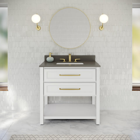 Jeffrey Alexander - Kipling 36 Inch W  Single Basin Bathroom Vanity Set