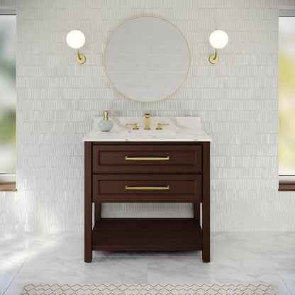Jeffrey Alexander - Kipling 36 Inch W  Single Basin Bathroom Vanity Set