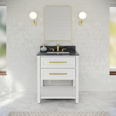 Jeffrey Alexander - Kipling 30 Inch W  Single Basin Bathroom Vanity Set